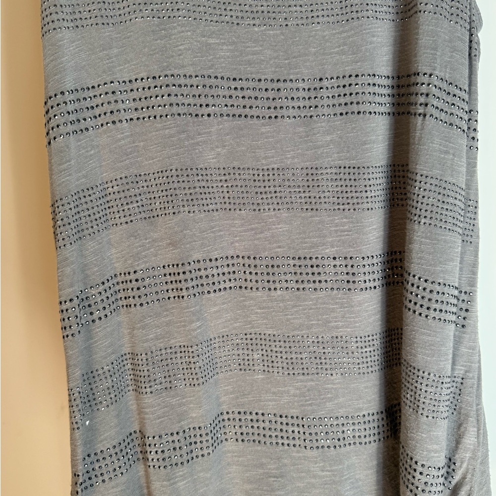 Apt. 9 Gray Studded Tank Top
